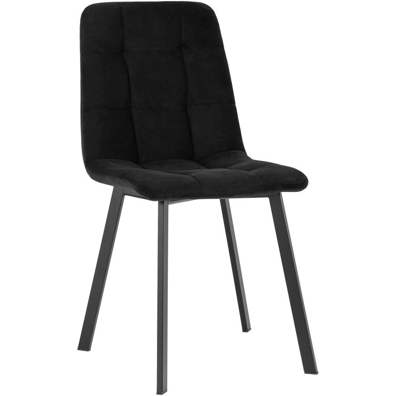 Стул NANCY S Chair Черный Велюр