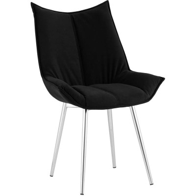 Стул Oslo Chair Черный Велюр