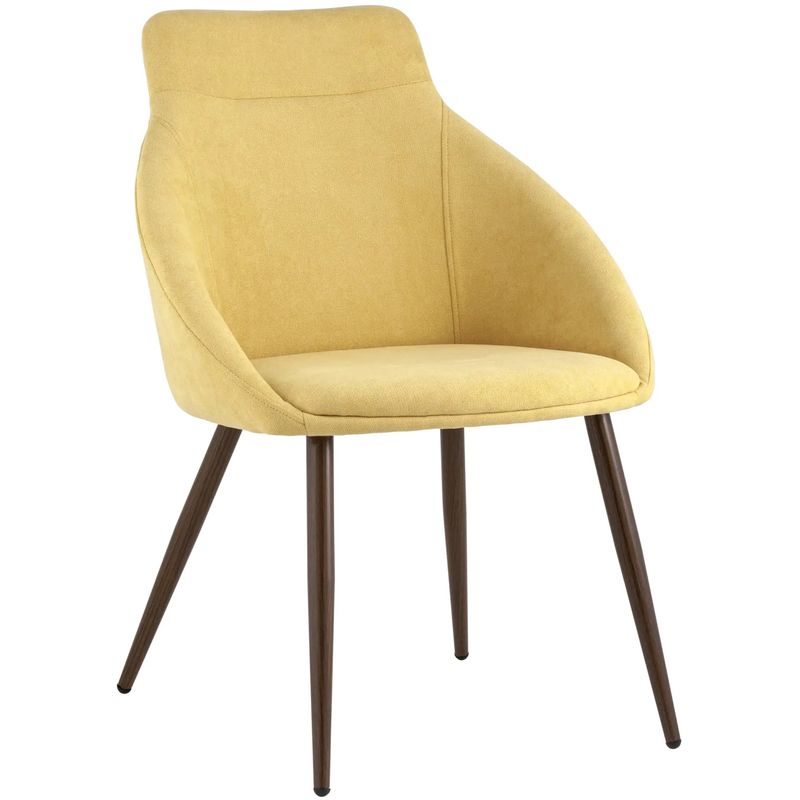 Стул Queenie Chair Желтый Цвет