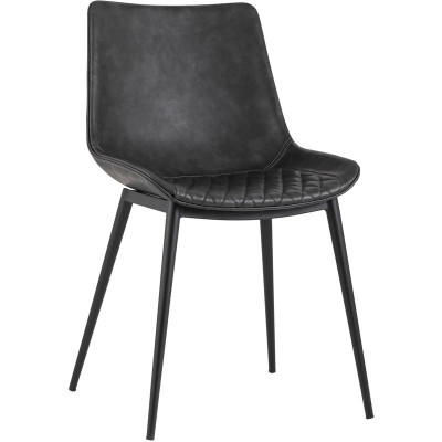 Стул RHOMBUSES Серая Винтажная Экокожа