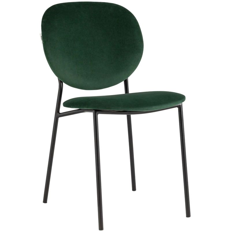 Стул Stanley Chair Зеленый Велюр