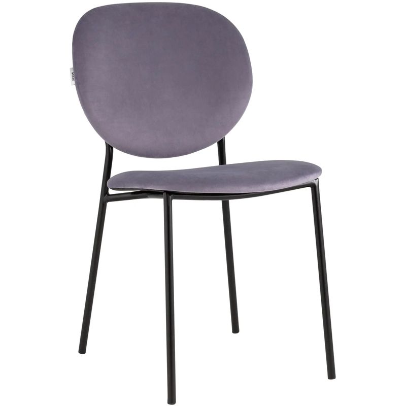 Стул Stanley Chair Пыльно-Сиреневый Велюр