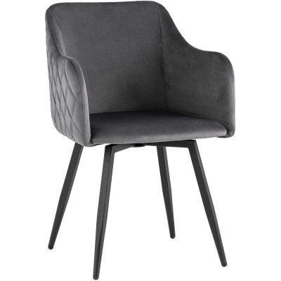 Стул Вращающийся Nika Chair Серый Цвет