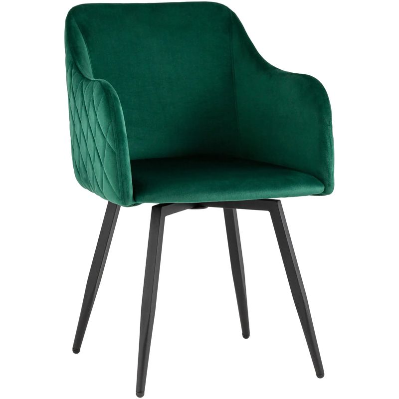 Стул Вращающийся Nika Chair Цвет Изумрудный Зеленый