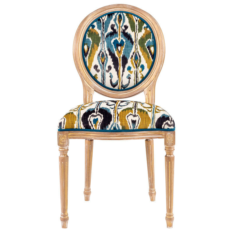 Стул из натурального бука Ikat Pattern