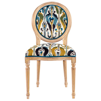 Стул из натурального бука Ikat Pattern