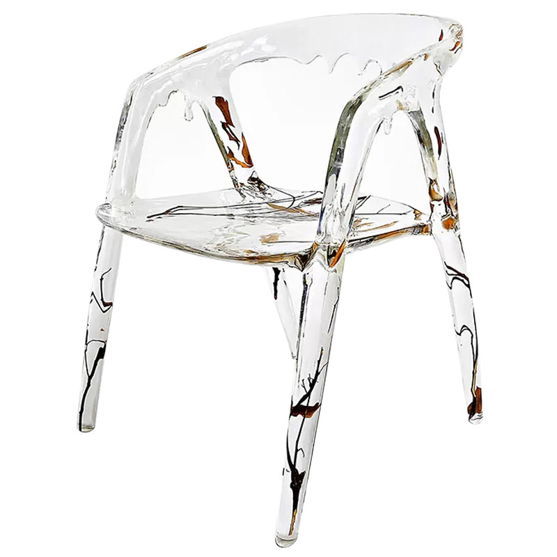 Стул из прозрачного акрила Crystal Waterfall Armchair