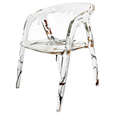 Стул из прозрачного акрила Crystal Waterfall Armchair