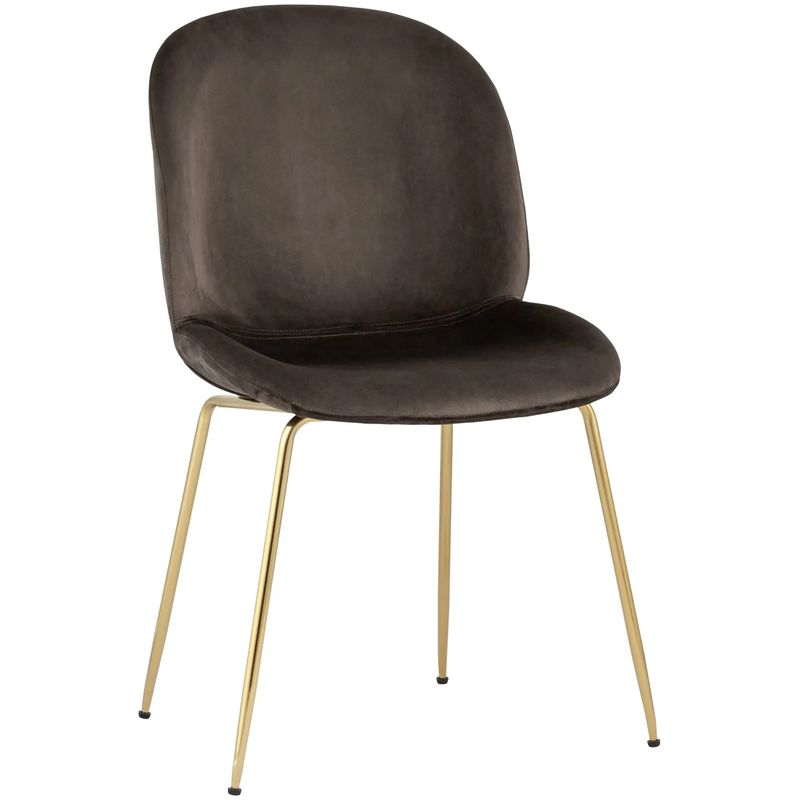 Стул Коричневый Велюр Vendramin Chair