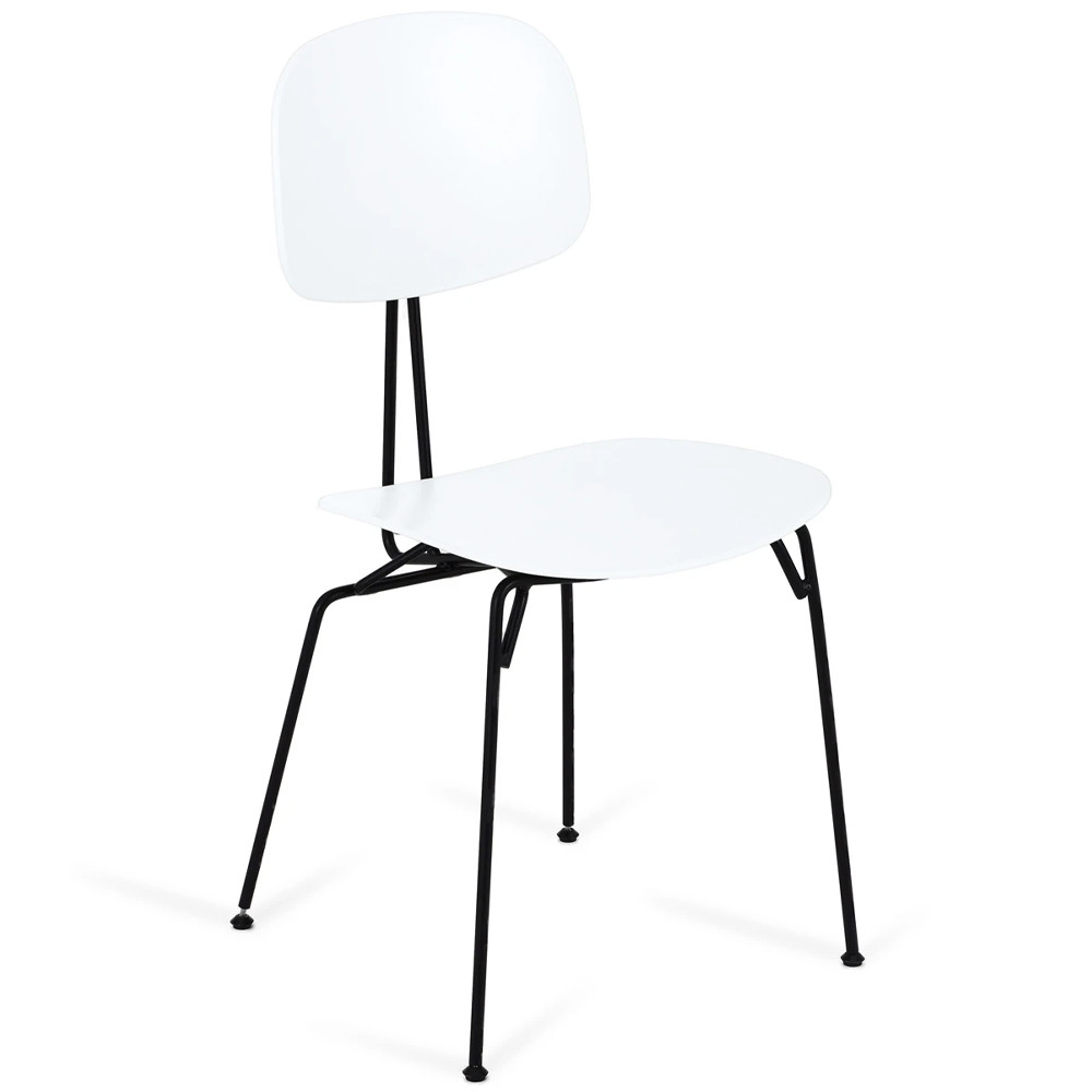 Стул на металлических ножках Travis Chair White