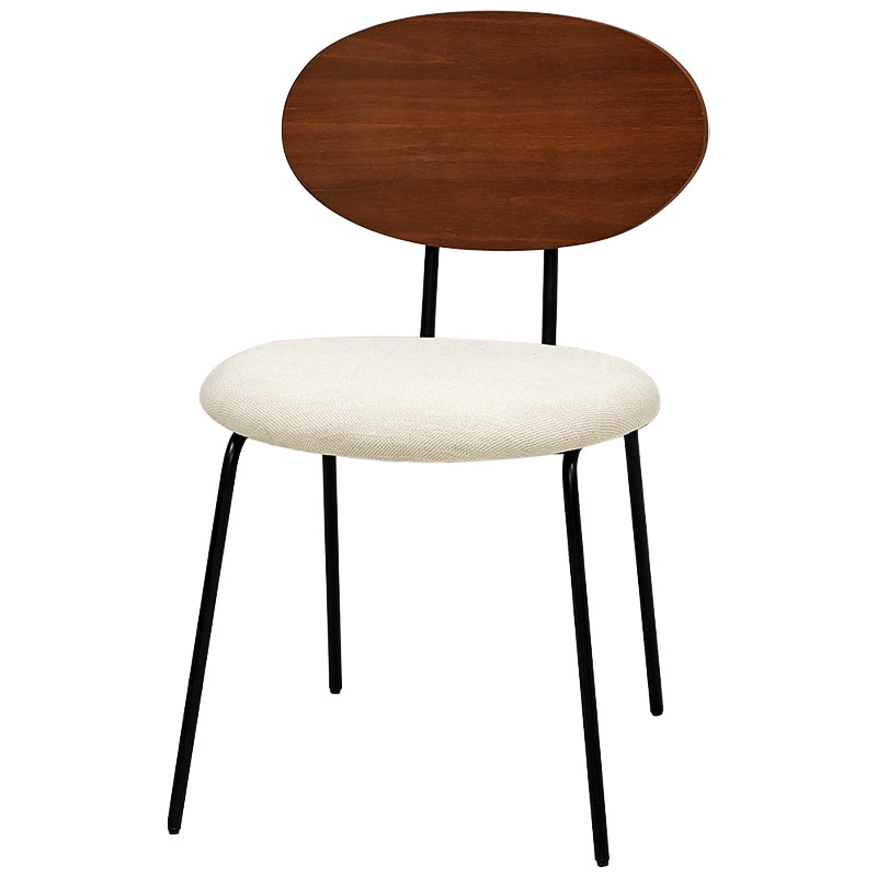 Стул на металлических ножках с деревянной спинкой Ram Loft Chair