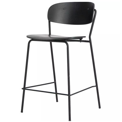 Стул полубарный на железных ножках Chair Space Arrangement без подлокотников