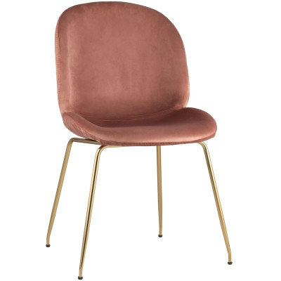 Стул Пыльно-Розовый Велюр Vendramin Chair