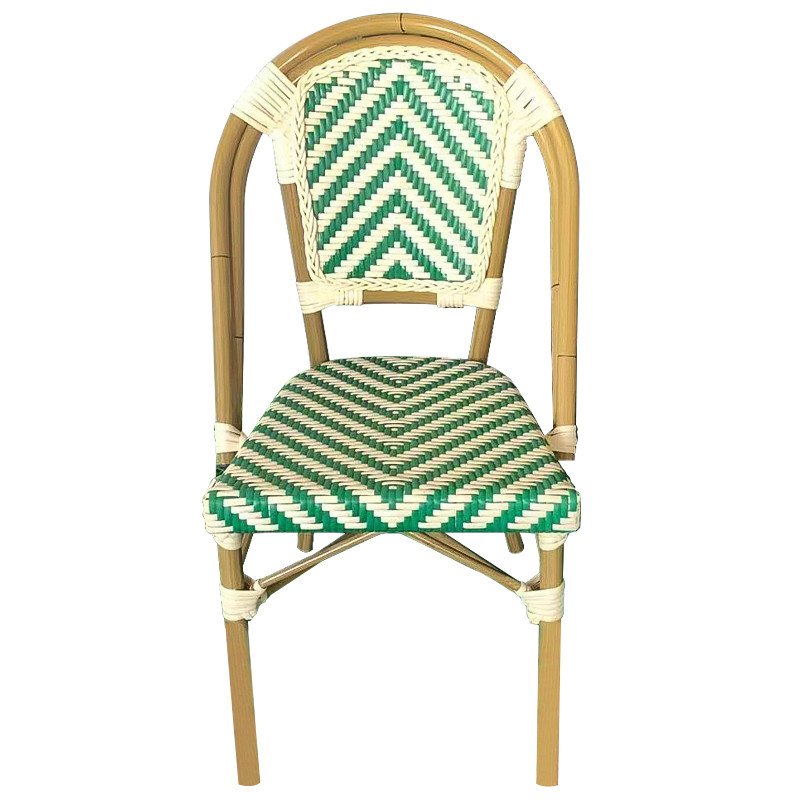 Стул ротанг Wicker Fabian Rattan Chair Green