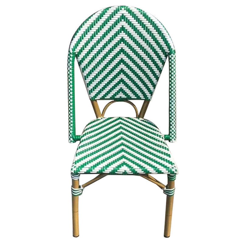 Стул ротанг Wicker Jerome Rattan Chair Green