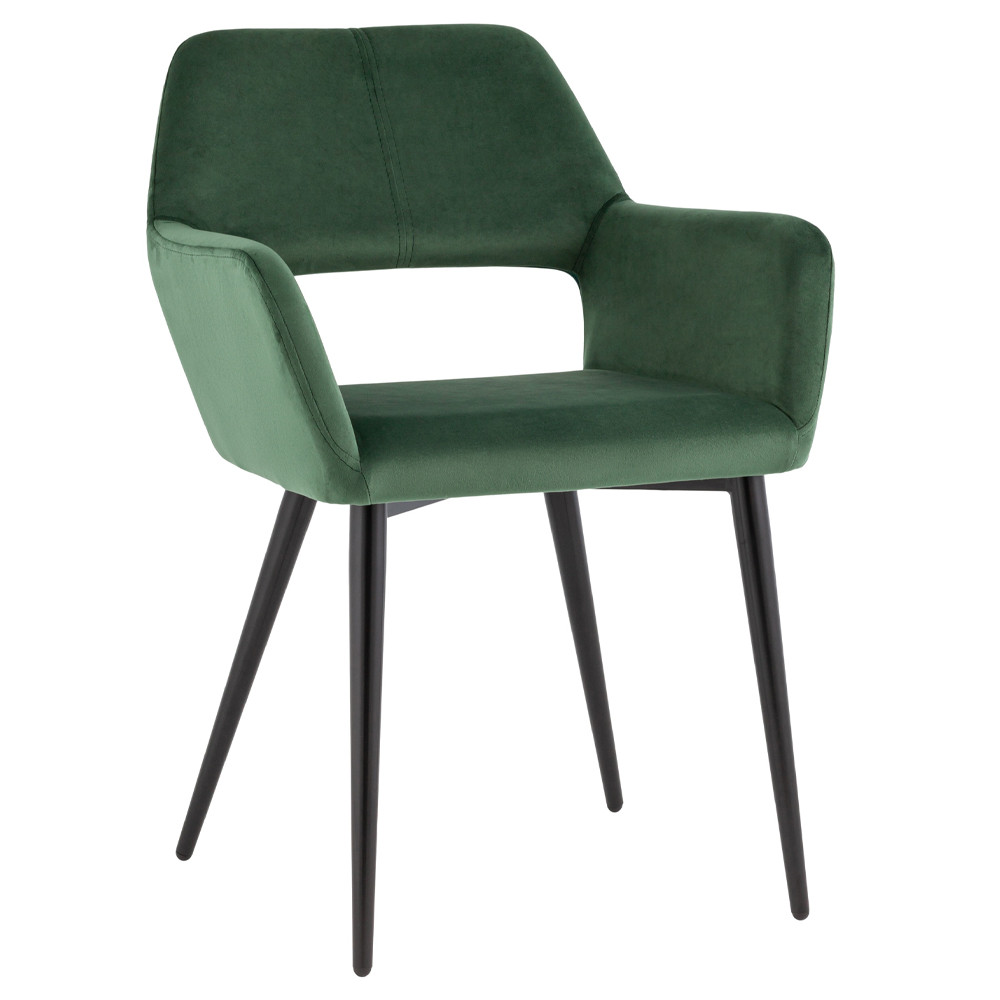 Стул с подлокотниками зеленый NEASAN STOOL