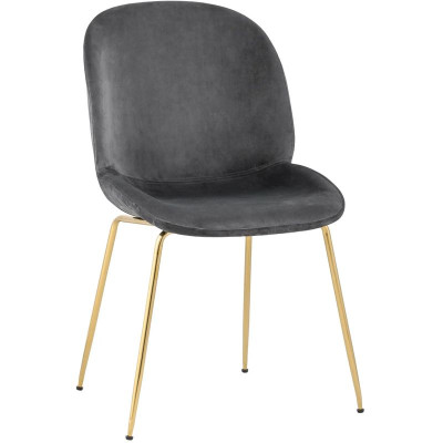 Стул Серый Велюр Vendramin Chair