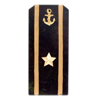 Сувенир Погон Майор ВМФ из натурального камня змеевик Souvenir Epaulets