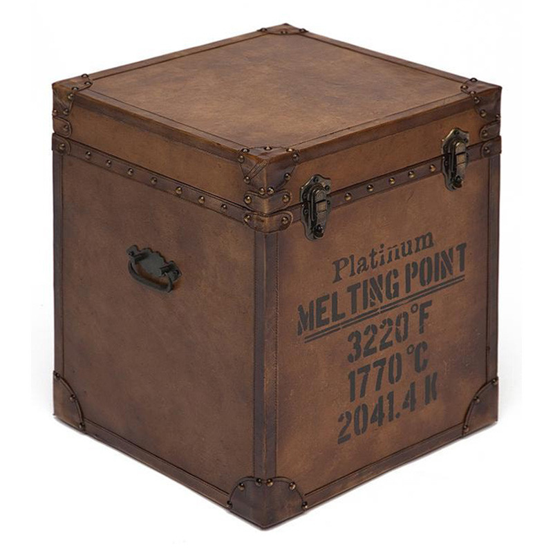 Сундук Vintage buffalo leather chest