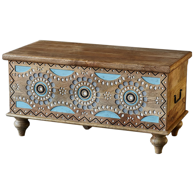 Сундук резной Mitra Carved Wood Chest