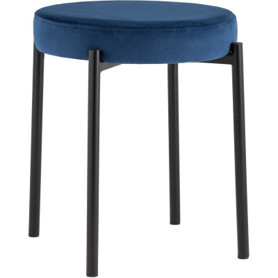 Табурет Rio Синий Велюр
