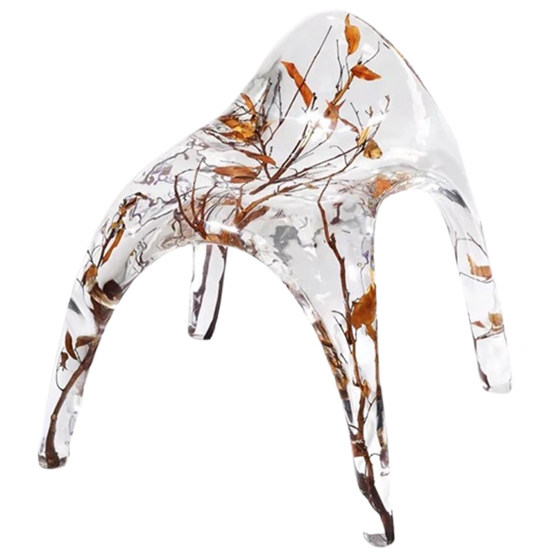 Табурет из Прозрачного акрила Lahti Waterfall