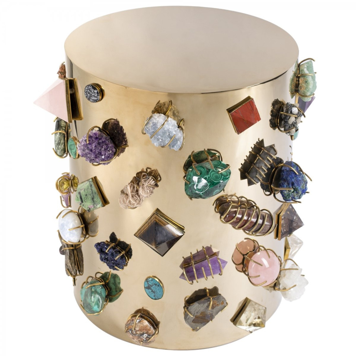 Табурет с полудрагоценными камнями Kelly Wearstler BEJEWELED STOOL