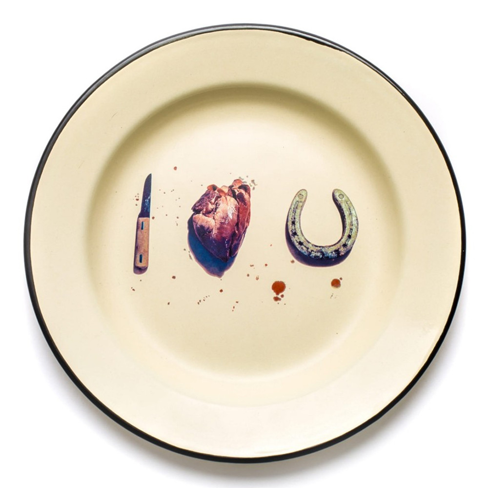 Тарелка Seletti I love u