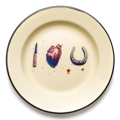 Тарелка Seletti I love u