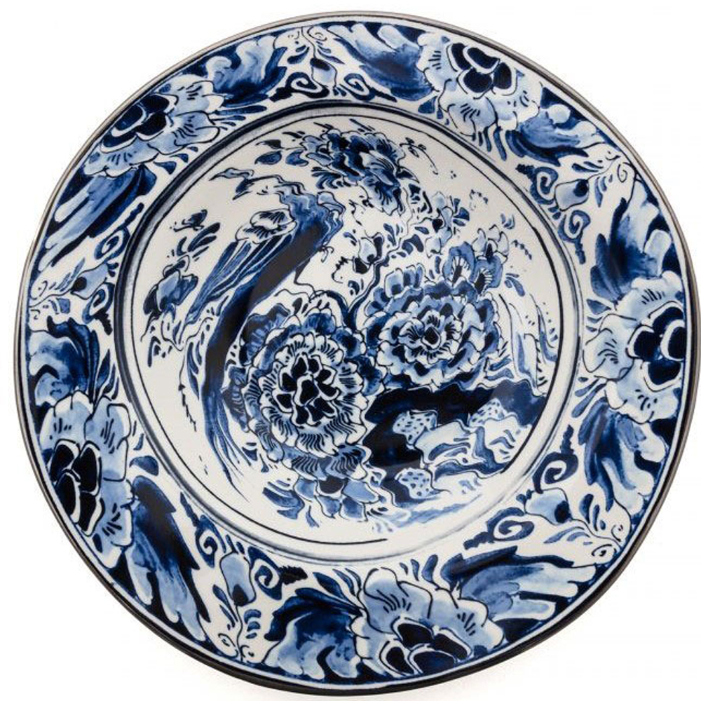 Тарелка глубокая Seletti Flower Bird