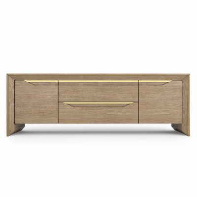 ТВ тумба с ящиком 2-мя дверками и функцией нижней подсветки Flowchart