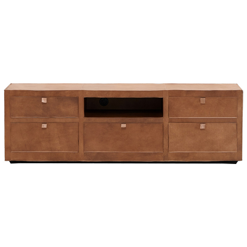 ТВ-тумба Leather Wood TV Stand
