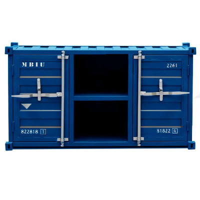 ТВ-тумба LOFT TV SEA CONTAINER синий металл