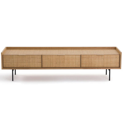 ТВ-тумба с плетеным декором Buckley Wicker TV Stand