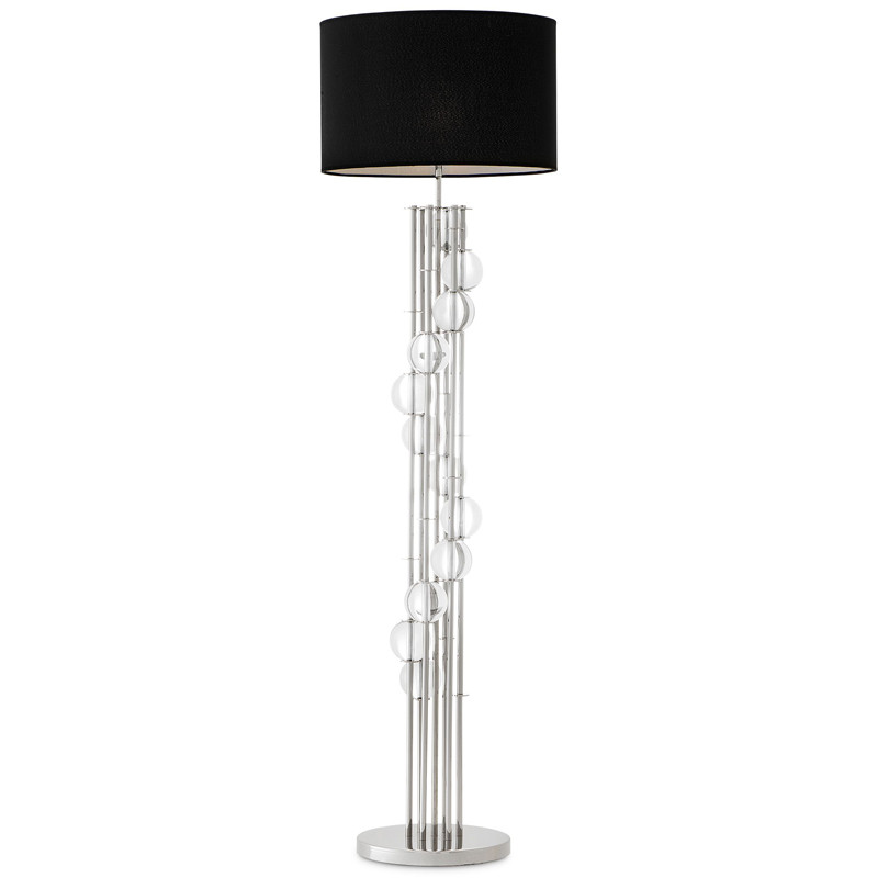 Торшер Eichholtz Floor Lamp Lorenzo Nickel & black
