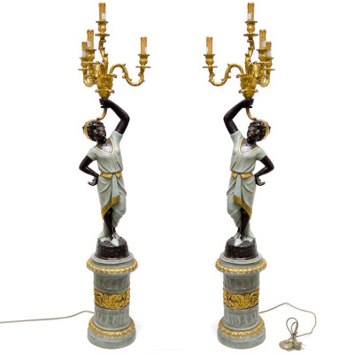 Торшер Girl With Candlestick