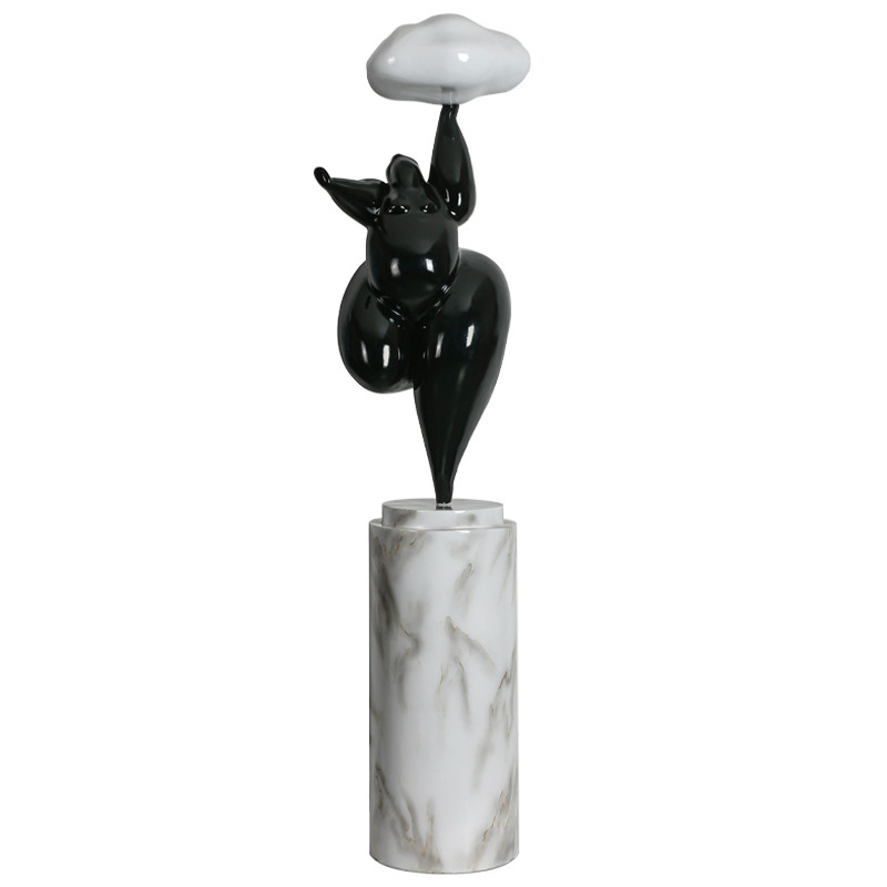 Торшер In The Clouds Black Floor Lamp