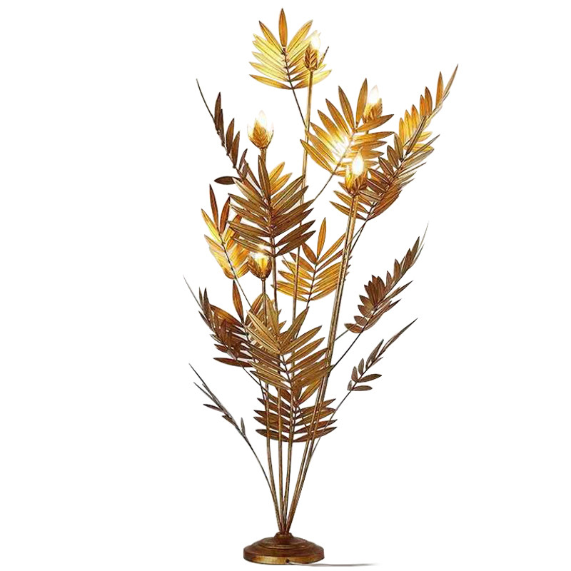 Торшер Palm Leaves Gold Las Palmas Floor Lamp