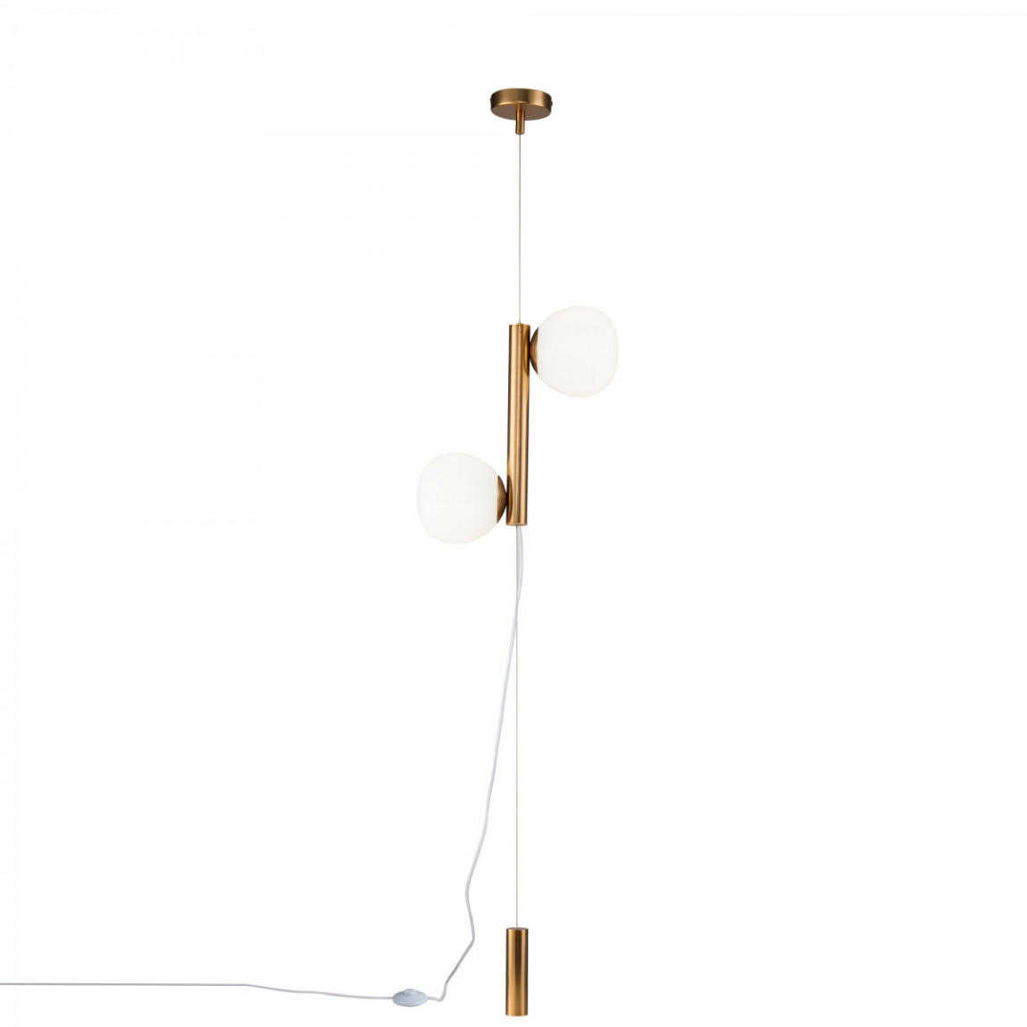 Торшер Tiepolo Ball Floor Lamp Double gold