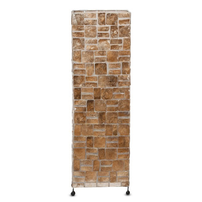 Торшер из перламутра на металлическом каркасе Indonesian Tower 2