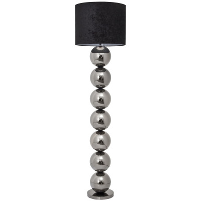 Торшер с основанием в виде металлических сфер Balance Floor Lamp Black