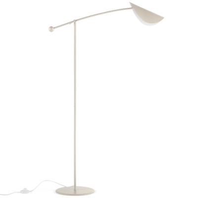 Торшер с поворотным плафоном Aracea Beige Floor Lamp