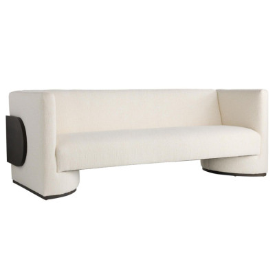 Трехместный диван Florida Sofa с элегантным деревянным декором