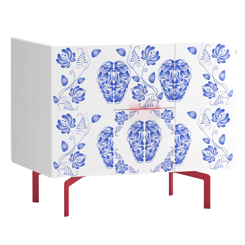 Тумба белая Grande Rblue