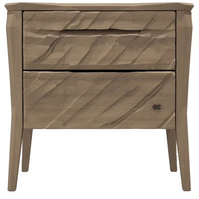 Тумба прикроватная из массива дуба с 2-мя ящиками Tasteful Furniture