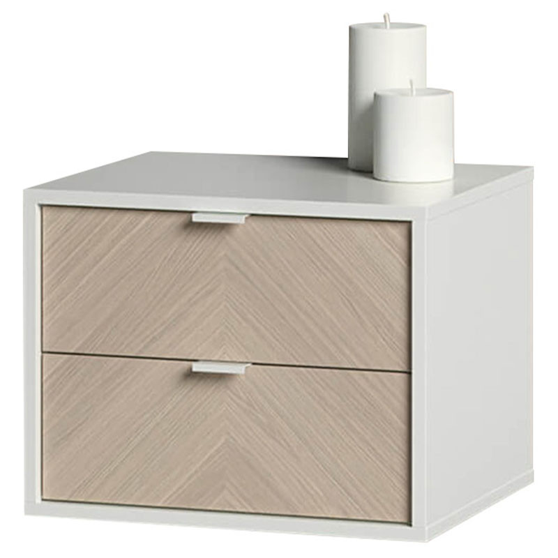 Тумба прикроватная подвесная с 2-мя выдвижными ящиками из массива бука Fjord