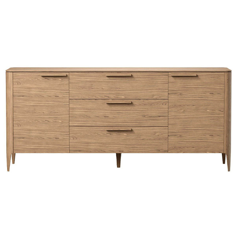 Тумба с 3-мя ящиками и 2-мя дверцами из массива дуба Type oak