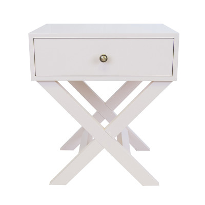 Тумба с одним ящиком цвет белый Gloria