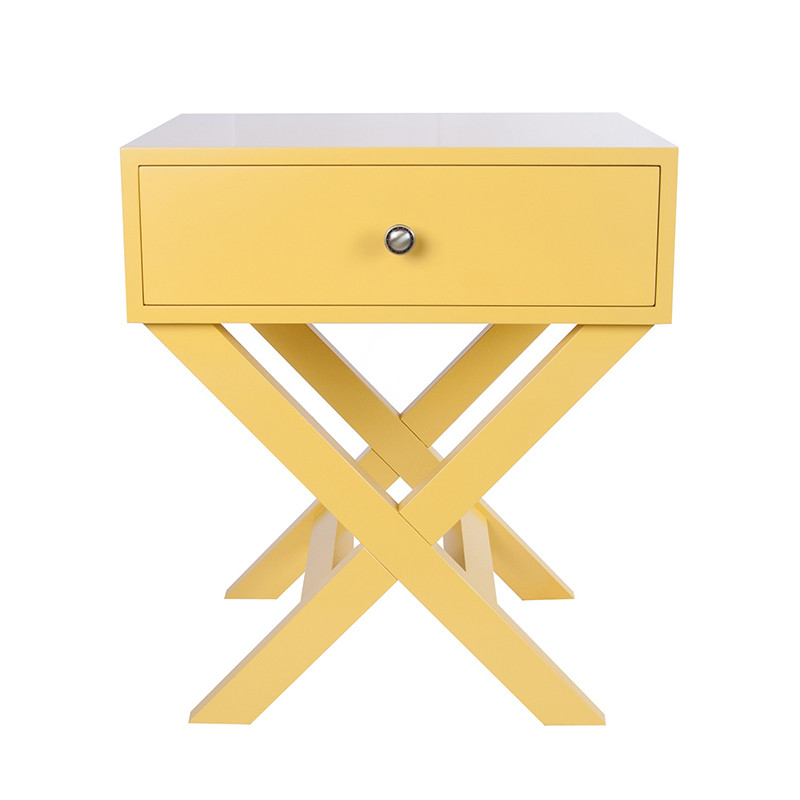 Тумба с одним ящиком цвет желтый Gloria