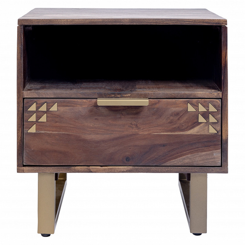 Тумбочка из массива дерева Шишам Indian Rosewood